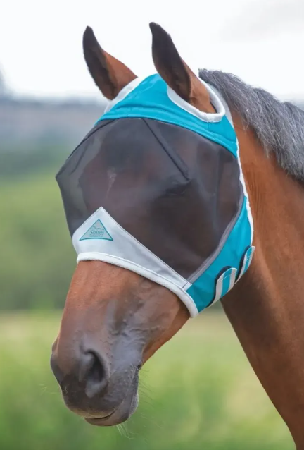 FlyGuard Pro Fine Mesh Fly Mask With Ear Holes