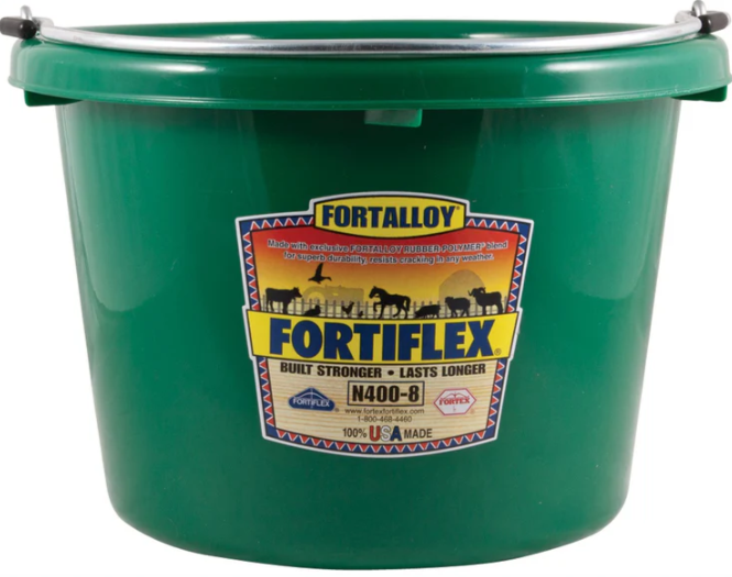 Fortiflex Flat back bucket 8 quart