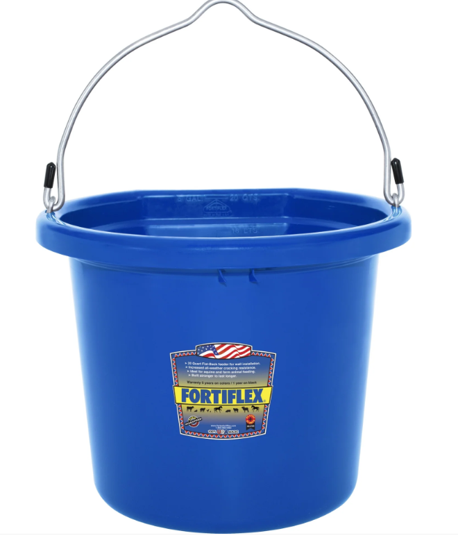 Fortiflex Flat back bucket 20qt