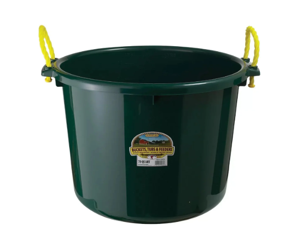 Muck Tub with Rope Handles - 70qt
