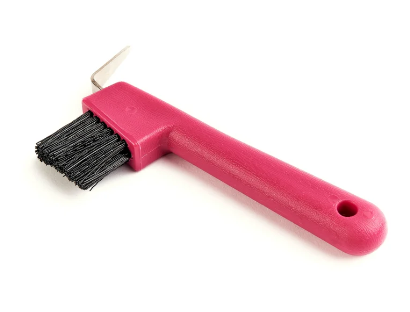 EZI-Groom Hoof Pick with Brush