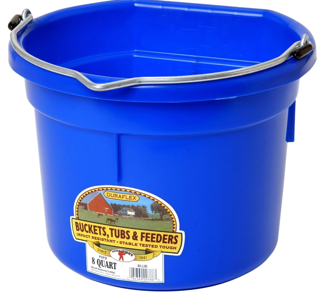 Little Giant Flat Back 8qt Bucket