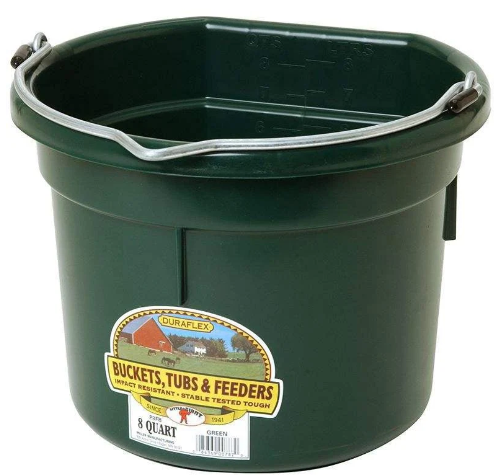 Little Giant Flat Back 8qt Bucket