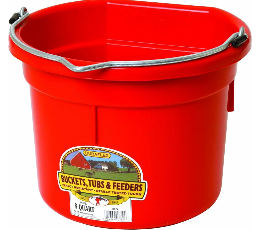Little Giant Flat Back 8qt Bucket