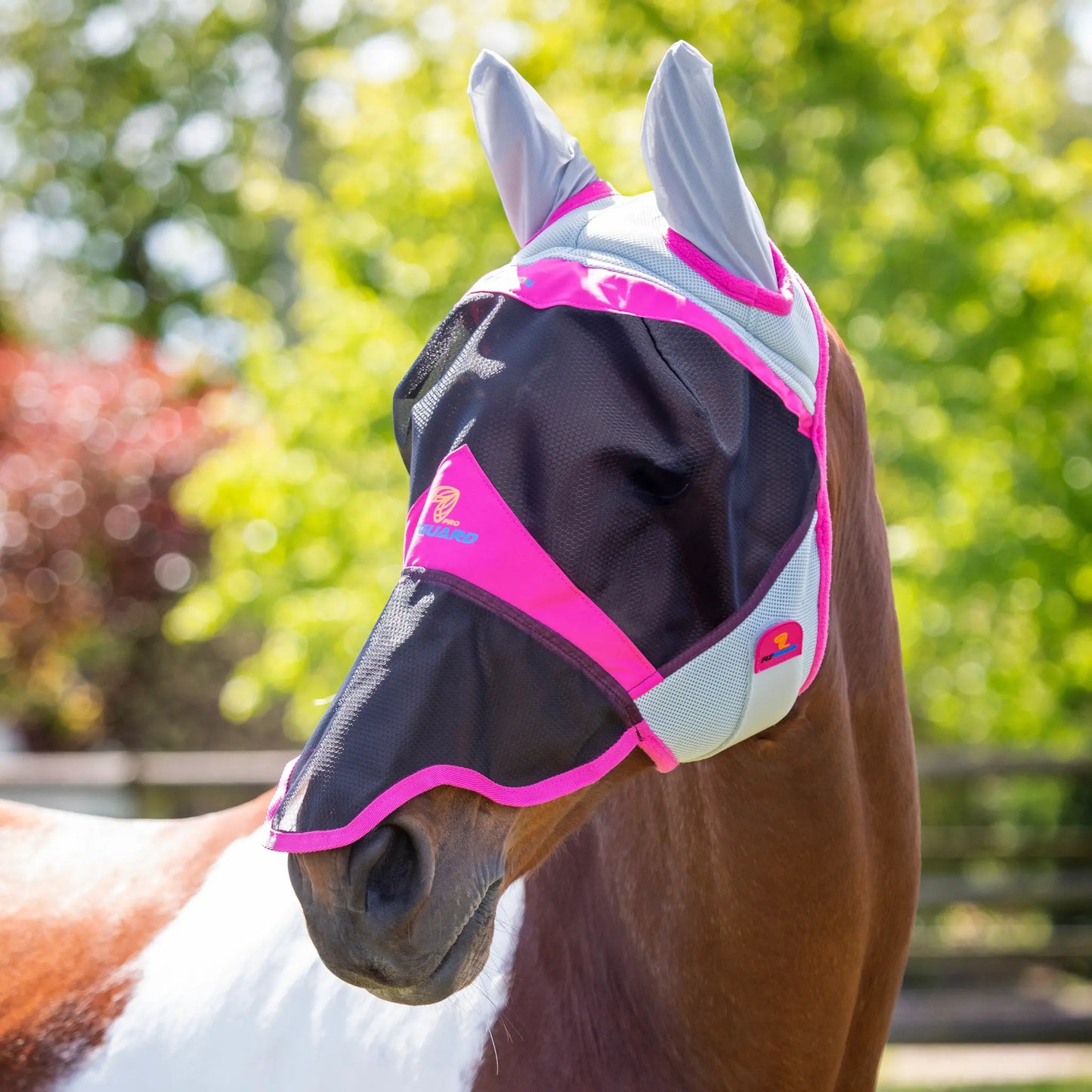 Pro Fly Guard Fine Mash Fly Mask- with Ears and Nose