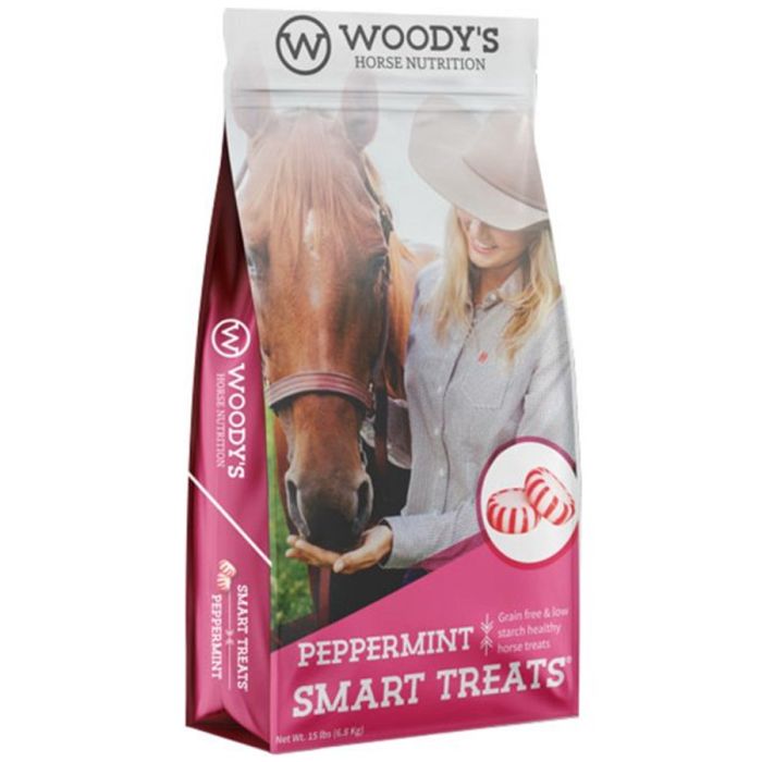 Woodys Smart Treat Peppermint Horse Treats 15lbs